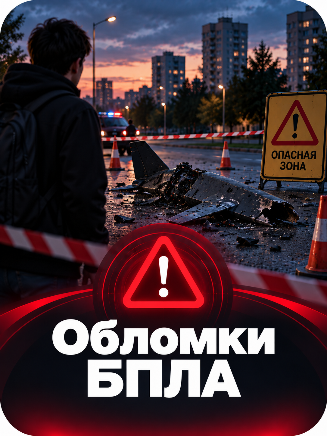 Обломки БПЛА